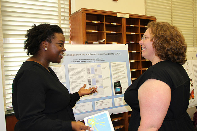 Research Day - Students presents to professor