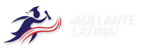 Adelante Latina! logo