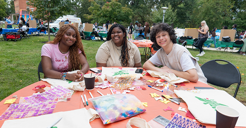 Students at Gator Fest