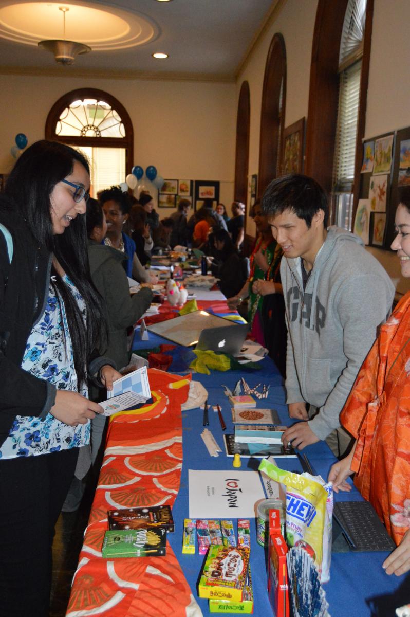 ELI students share their cultures with NDMU at the Culture Day Celebration