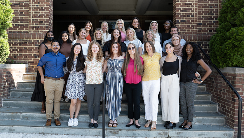 Members of the first Physician Assistant Studies cohort at NDMU.