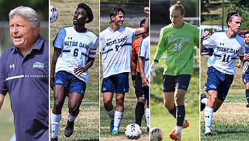 NDMU's five all-conference honorees