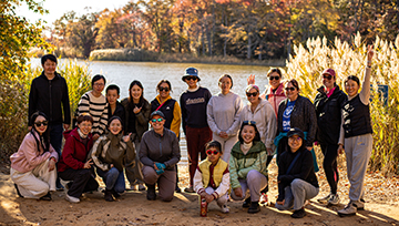 SOE canoe trip on Dundee Creek