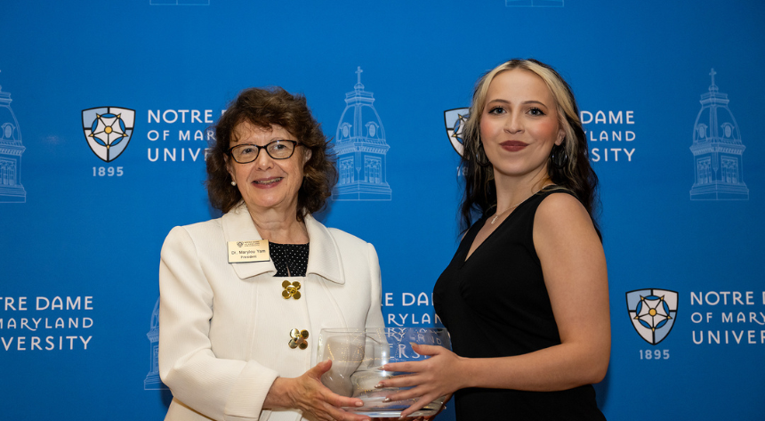 President Marylou Yam and Jolisse Gray