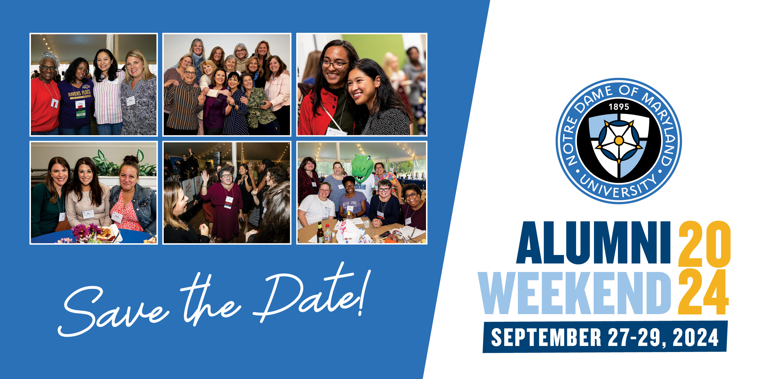 Alumni Weekend Save the Date September 27-29