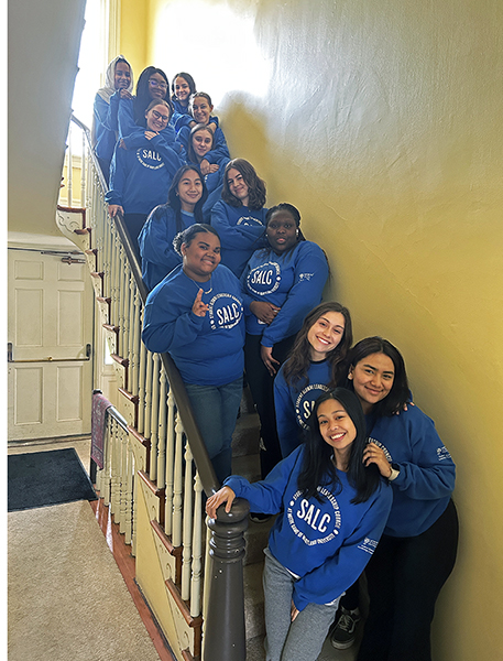 SALC group photo in Noyes House