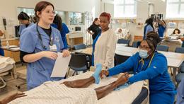 School of Nursing Hosts Caroline Center for CCT Simulation and Skills Day