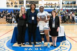 NDMU women's basketball celebrates its CSAC championship