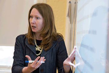 Kate teaching English