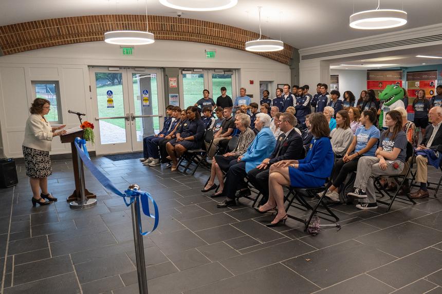 Turf Field Ribbon Cutting and Dedication Ceremony