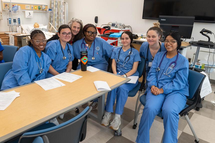 School of Nursing Hosts Caroline Center for CCT Simulation and Skills Day