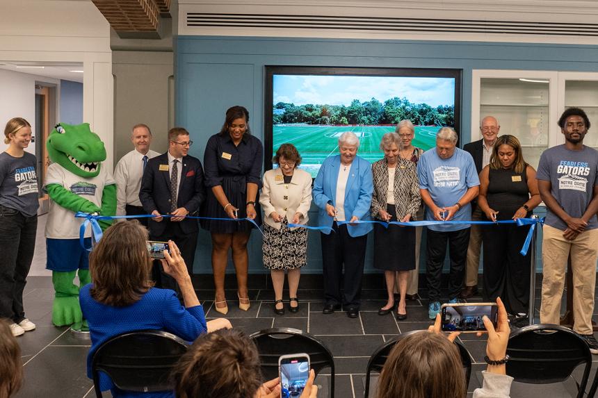 Turf Field Ribbon Cutting and Dedication Ceremony