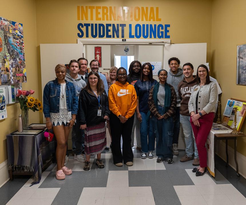 International Student Lounge Grand Opening