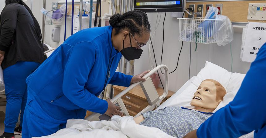 School of Nursing Hosts Caroline Center for CCT Simulation and Skills ...