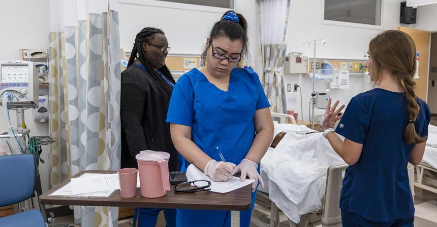 School of Nursing Hosts Caroline Center for CCT Simulation and Skills ...