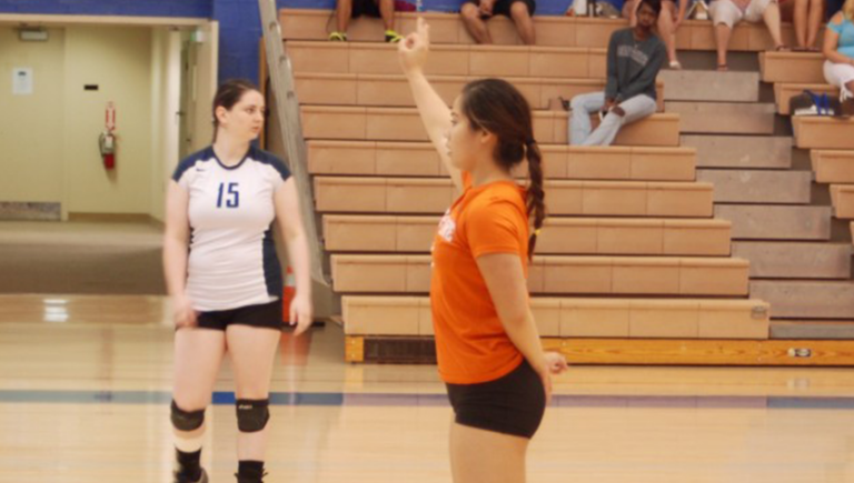 Digging in with Volleyball Senior Cleaya Antes