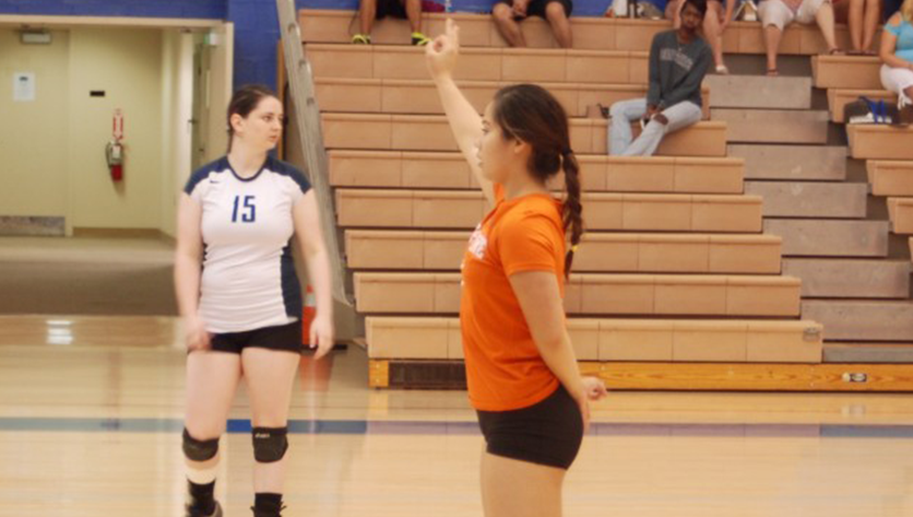 Digging in with Volleyball Senior Cleaya Antes