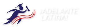 Adelante Latina! logo
