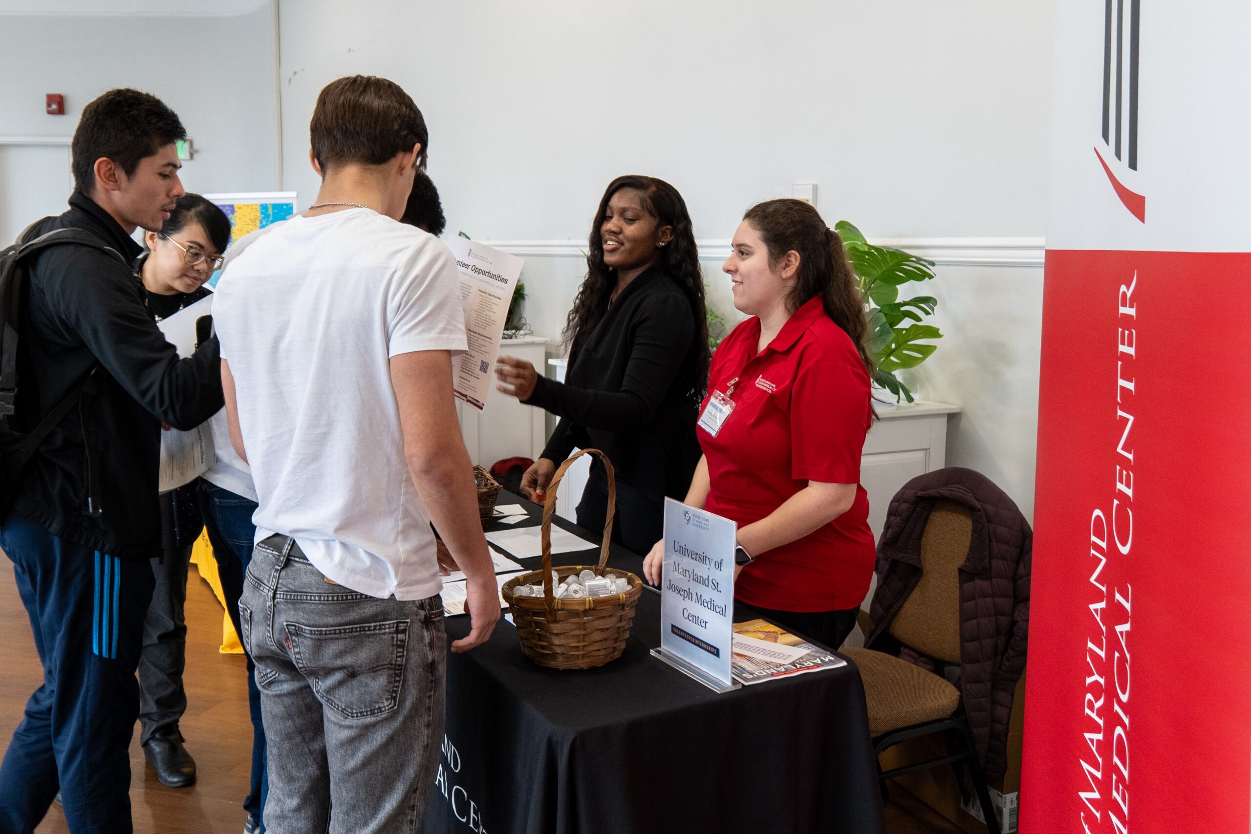 Common Good Fair where students learn more about the work of nonprofits in the Baltimore