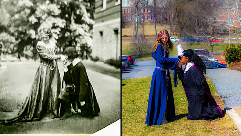 Notre Dame of Maryland Students Recreate 99-Year-Old Photos