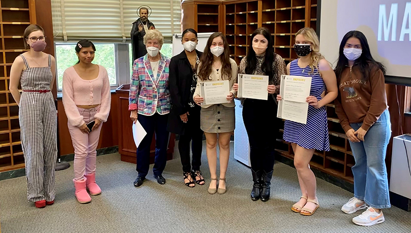 NDMU Students Recognized at Annual IMPRINT Celebration