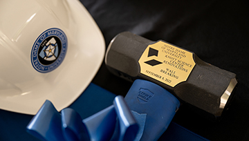 NDMU Hosts Hard Hat Celebration to Highlight Knott Science Center Renovation