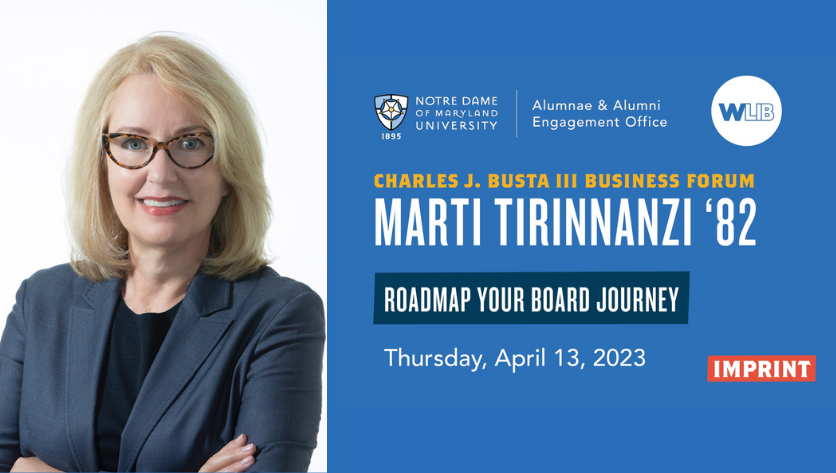 NDMU Alumna to Share Roadmap for Joining a Corporate Board at Busta Business Forum
