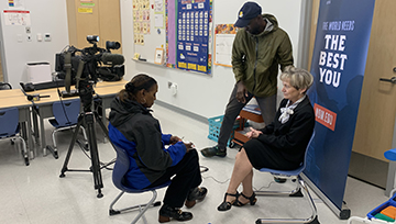 WBAL-TV Interviewing Dr. Doherty