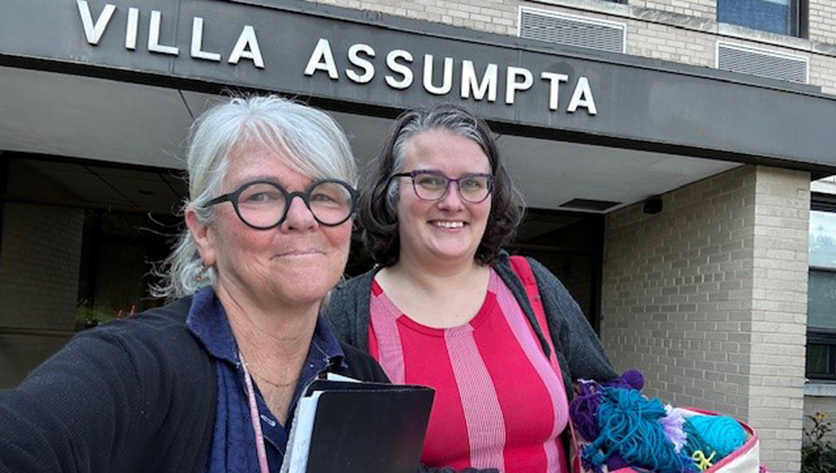 Art Therapy Master’s Program Partners with SSNDs at Villa Assumpta