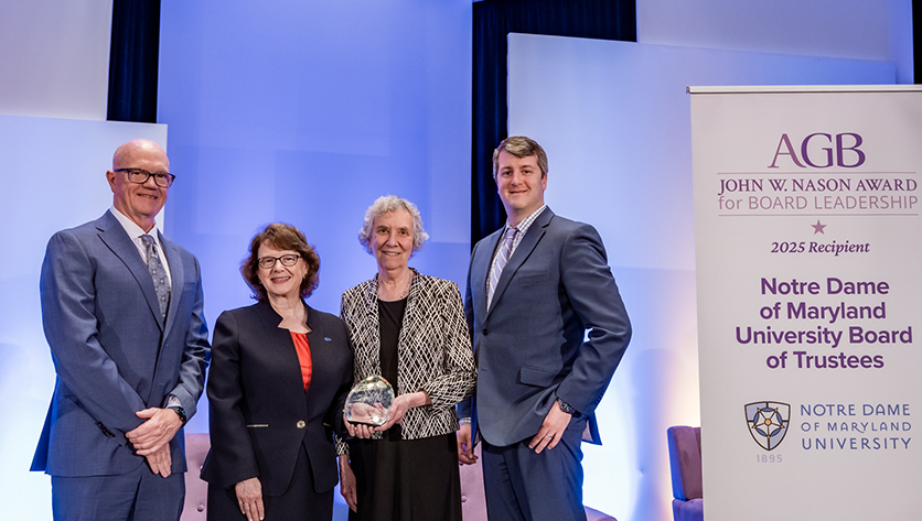 NDMU Board of Trustees Receive National Award for Leadership Excellence