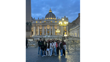 Morrissy Students in Italy