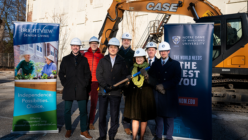 NDMU and Brightview Mark Groundbreaking on Maryland’s First Senior Living Community on a College Campus