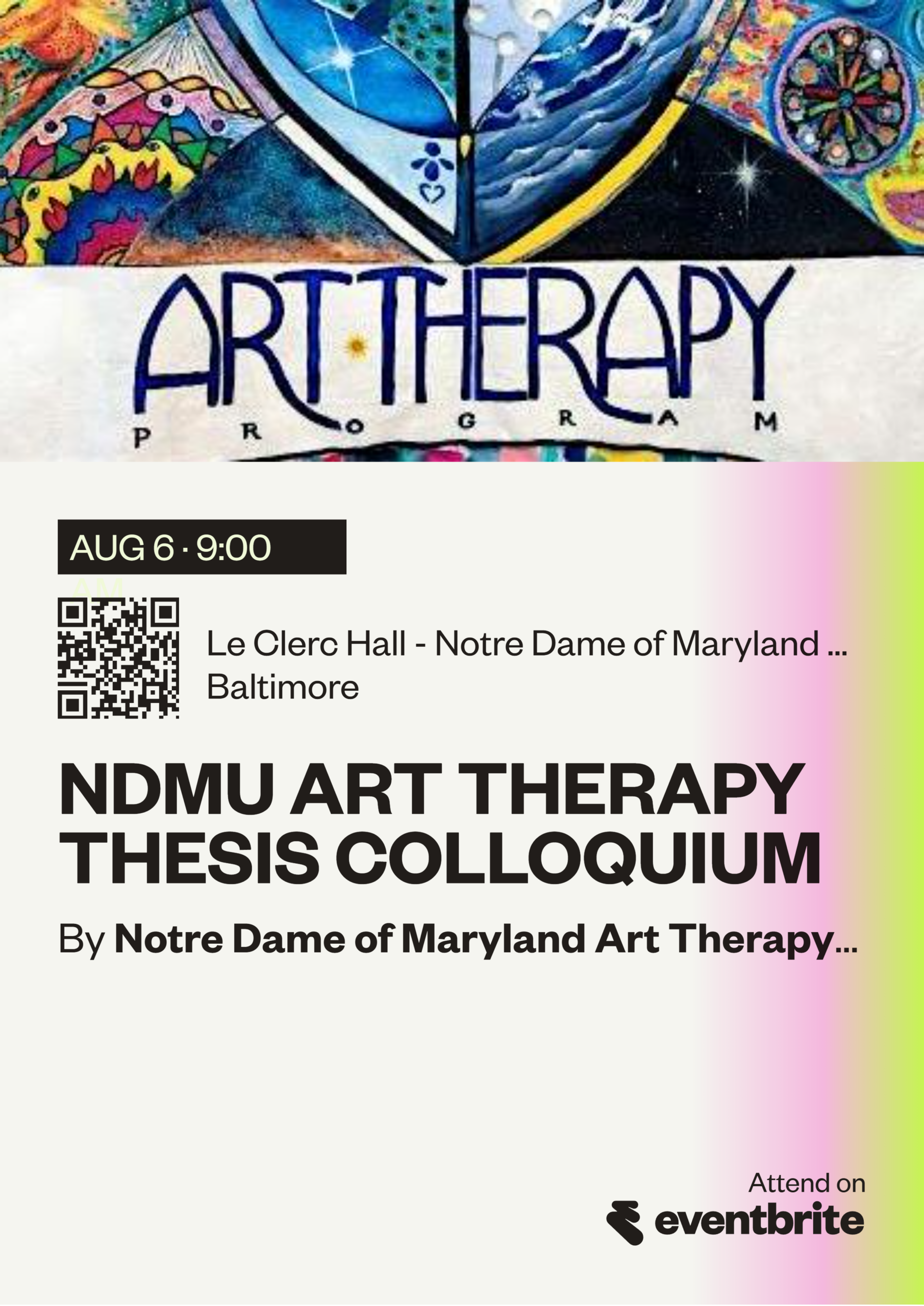 2026 Graduate Art Therapy Thesis Colloquium