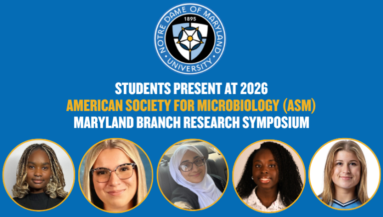 NDMU Students Present Research, Biology Major Wins an Award at Statewide Microbiology Symposium