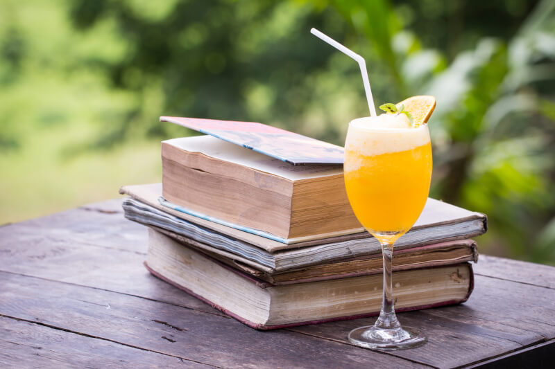 Book Drive and Drinks